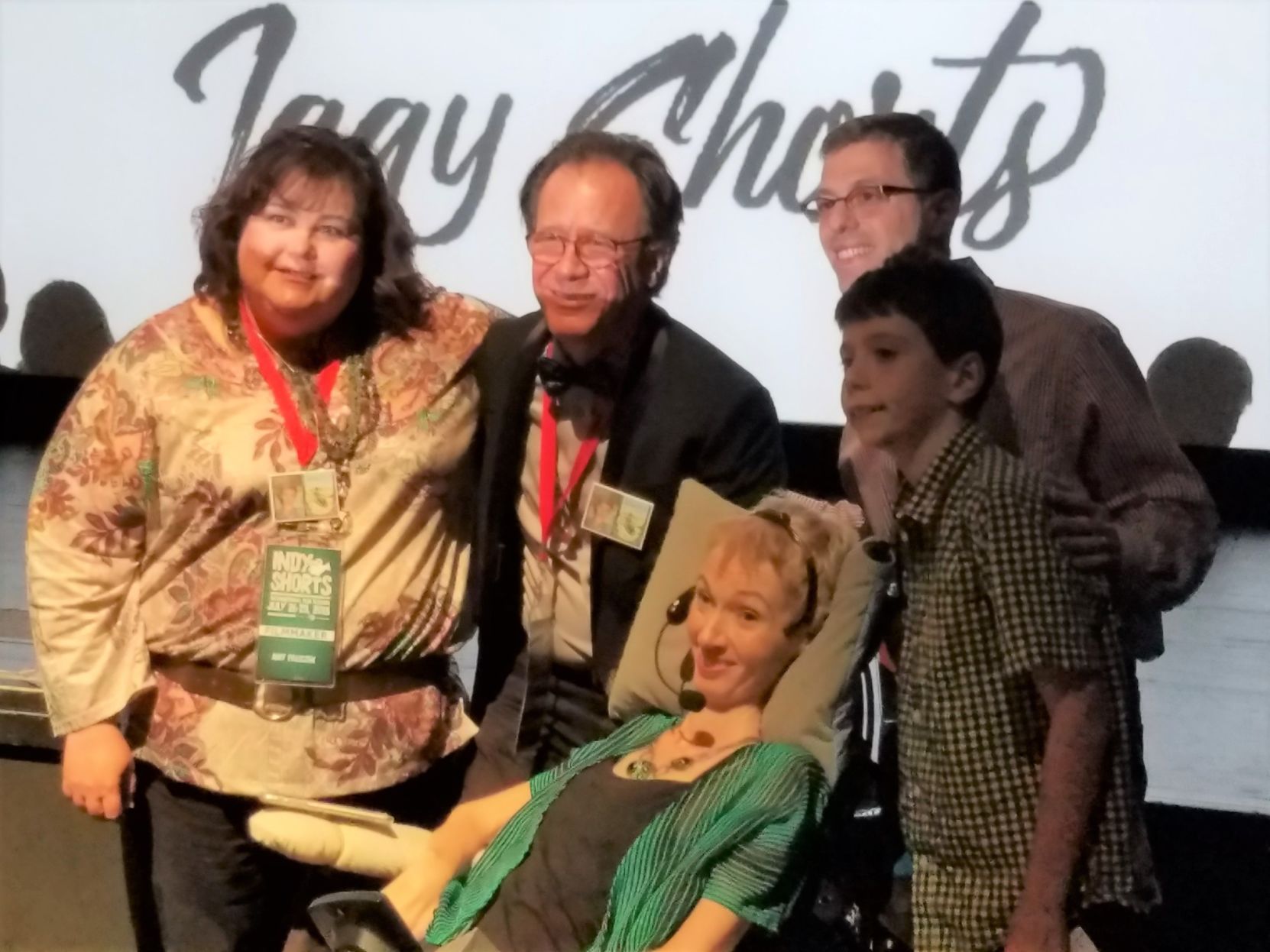 Jenni Berebitsky with family and friends